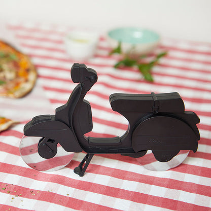 Scooter Retro Pizza Cutter Black