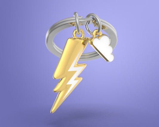 Lightning key ring